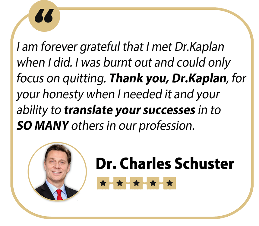 Dr. Schuster Testimonial
